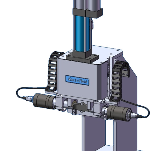 Push pull transducer structure